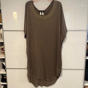 BCBG Maxazria vintage oversized detailed shirt Sz M